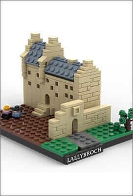 Lallybroch, Home of Clan Fraser - available as Ready-to-build LEGO set
