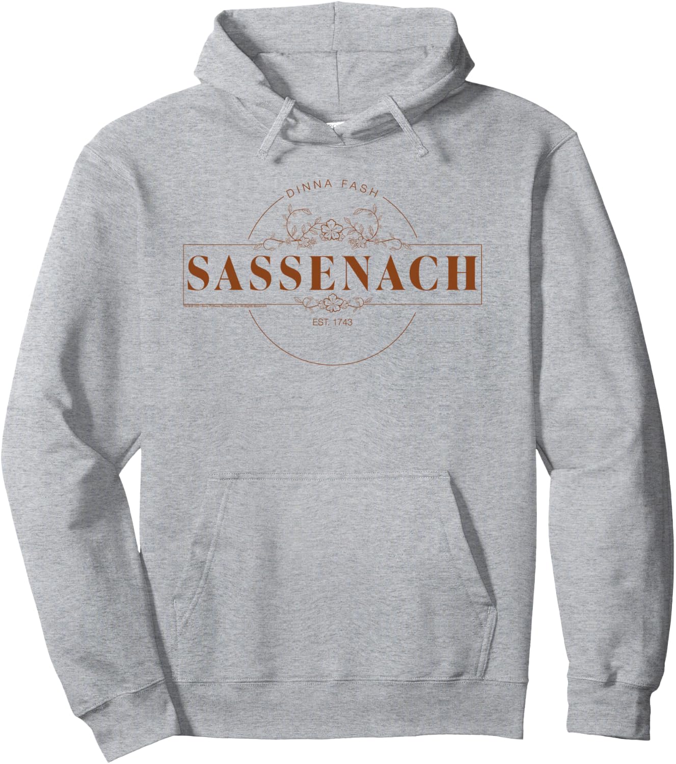 sweat-capuche-outlander-sassenach-floral