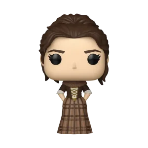 Figurine Funko Pop Claire Fraser n° 1955, en robe à carreaux et corset lacé, série Outlander